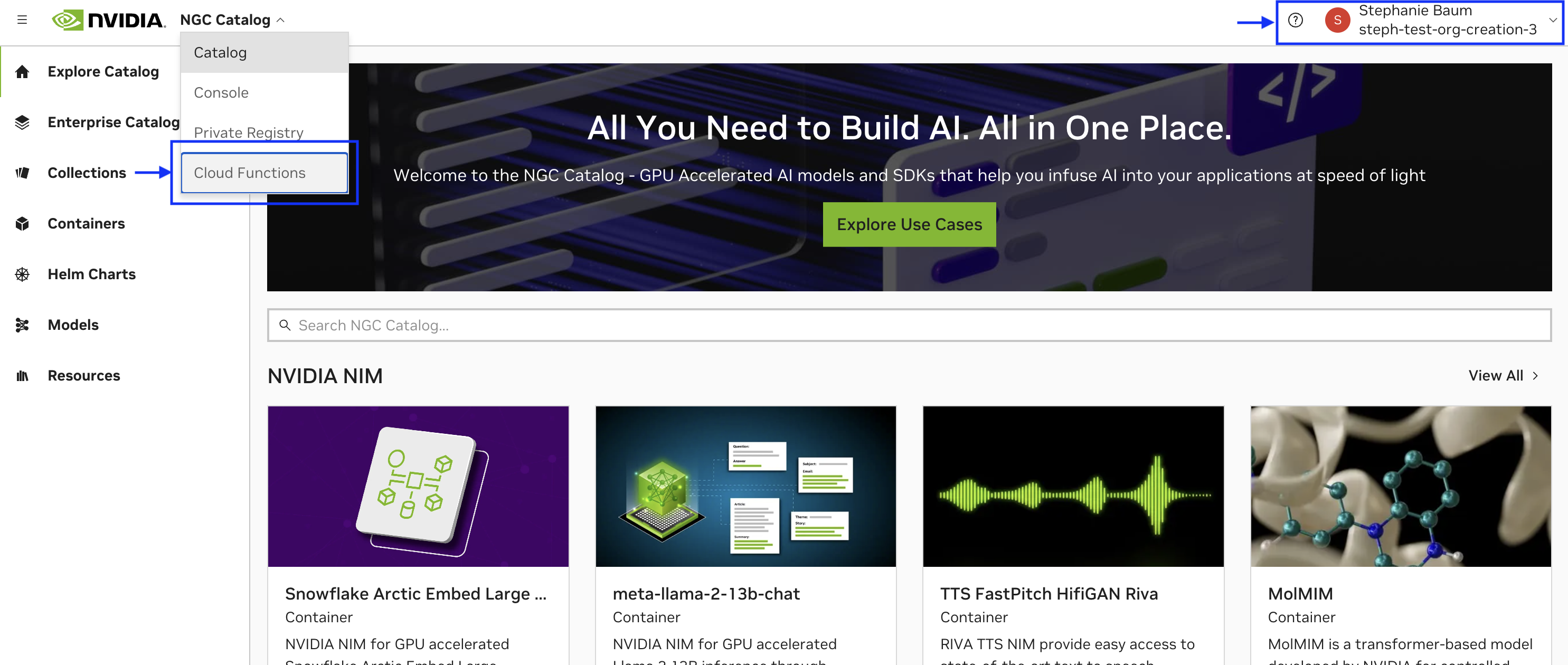 Access Cloud Functions