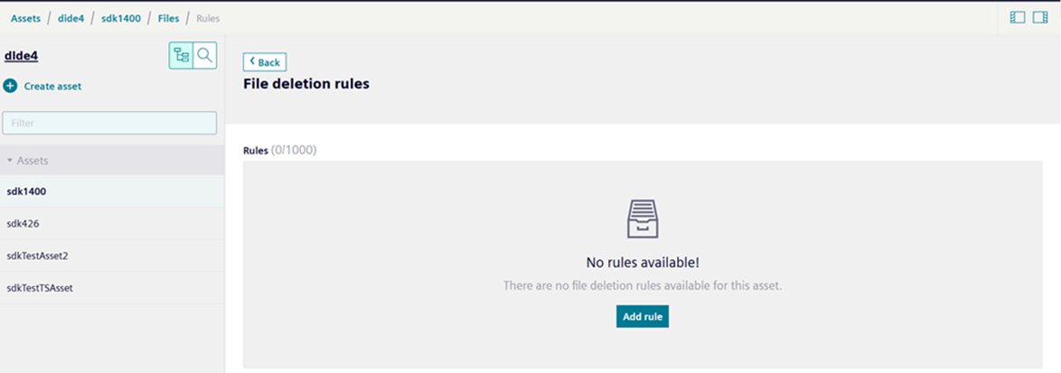 Add file deletion rules