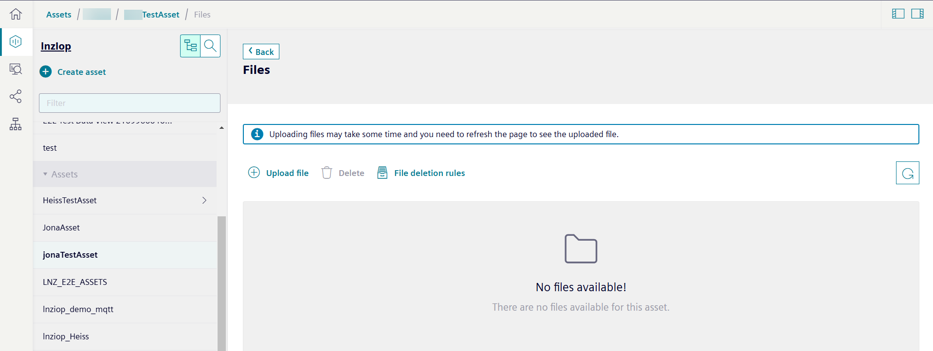 File deletion rules