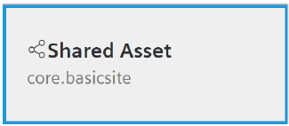 Shared asset