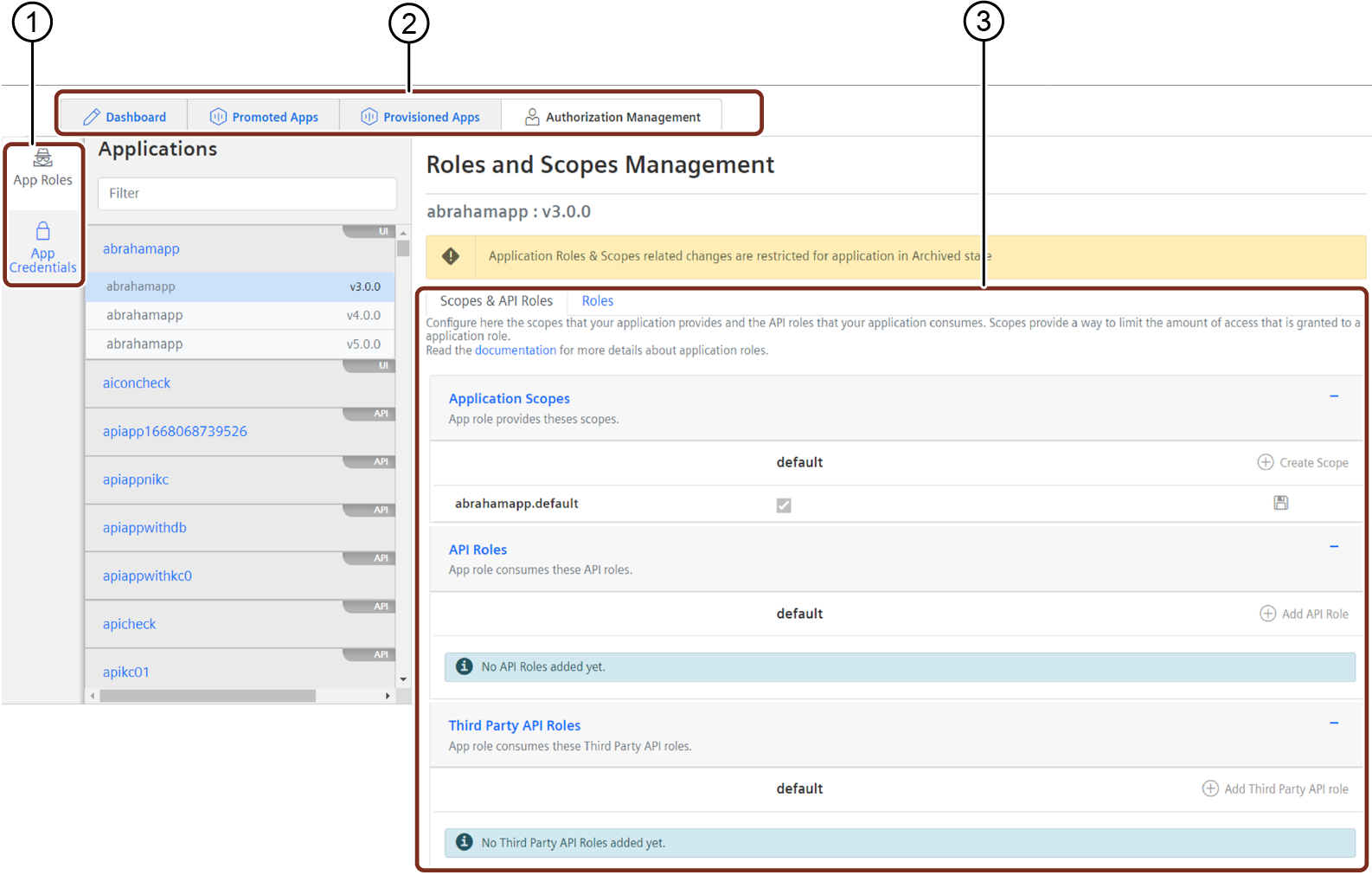 App Roles