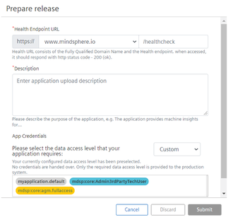 Prepare release" pop-up