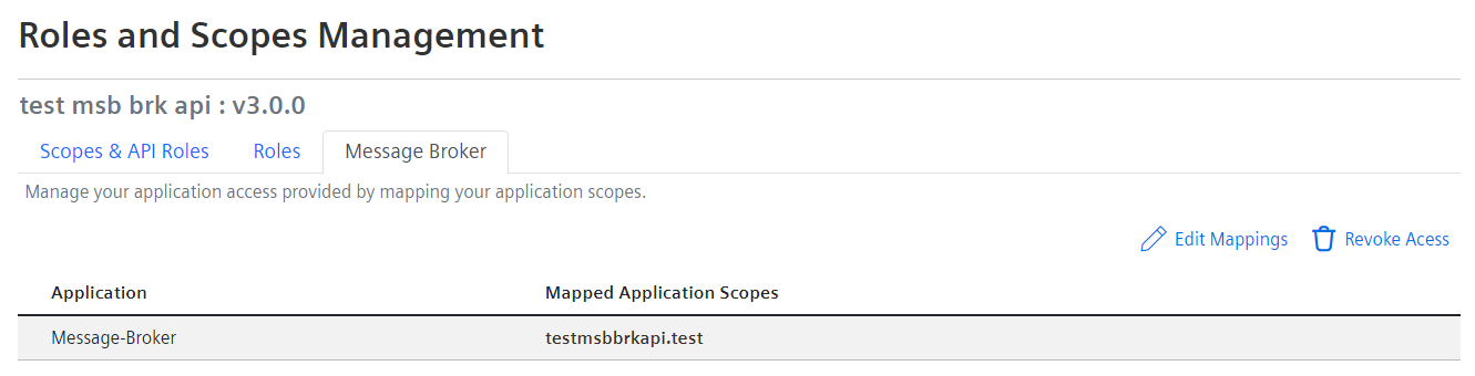 Application is subscribed