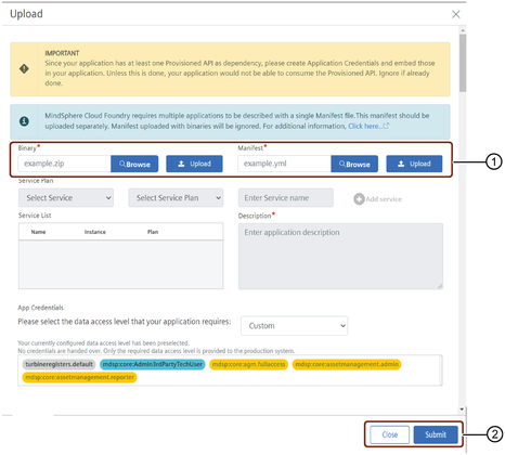 Cloud Foundry application