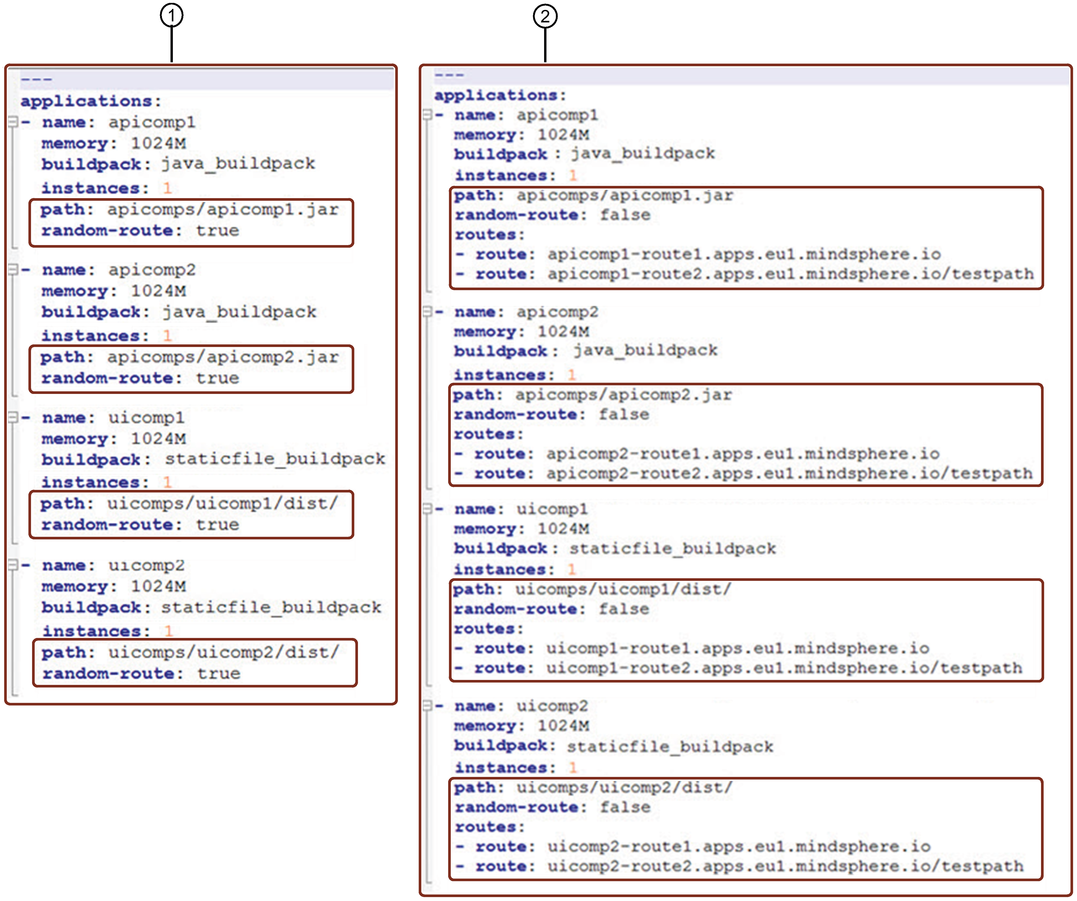 upload manifest files