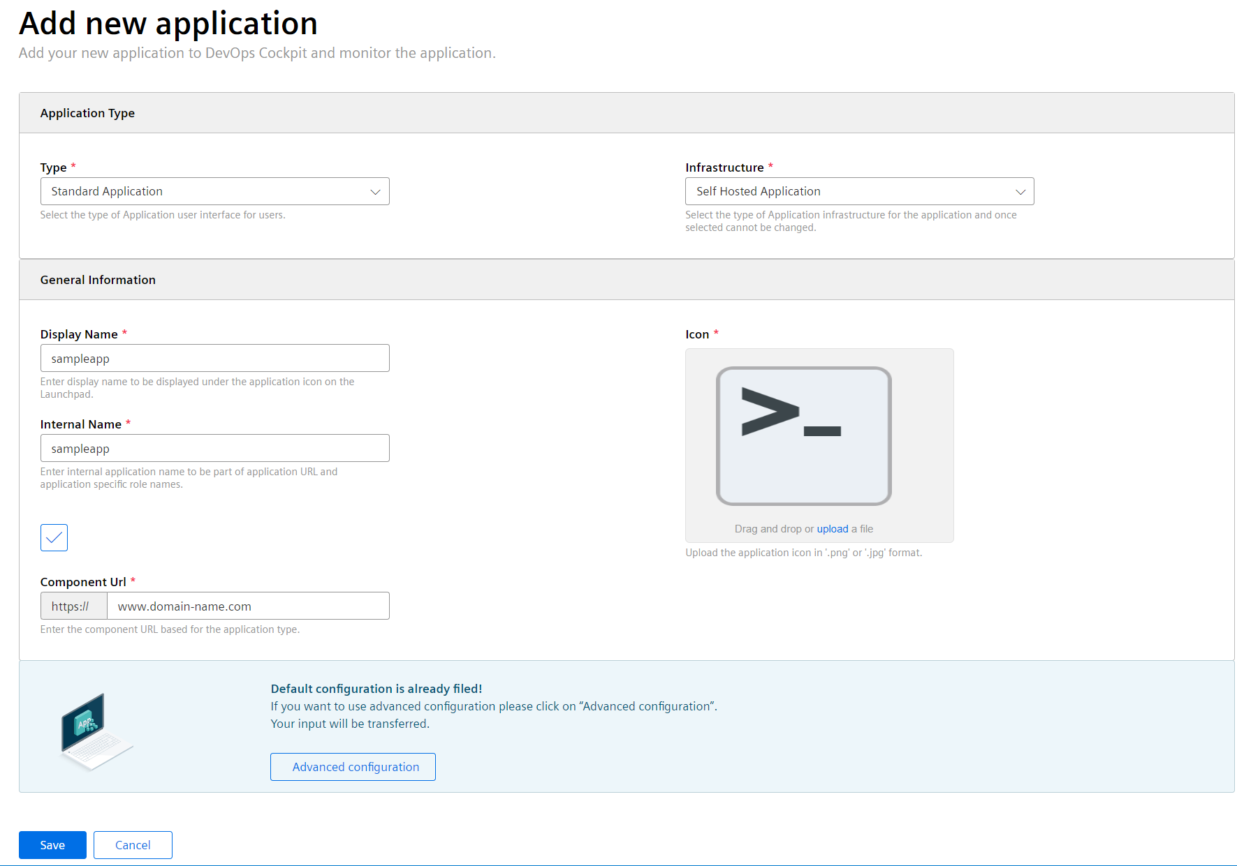 add-app-defaultconfig