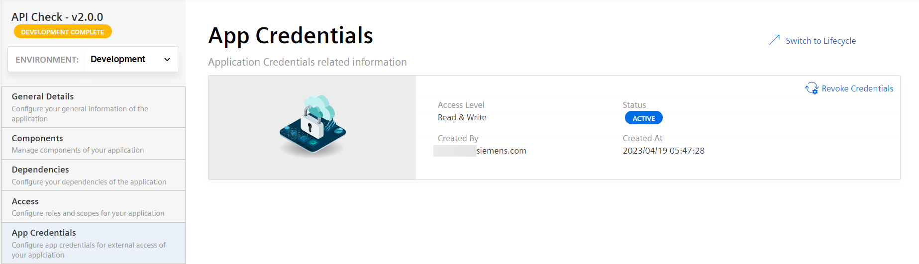 app-credentials-created-ui
