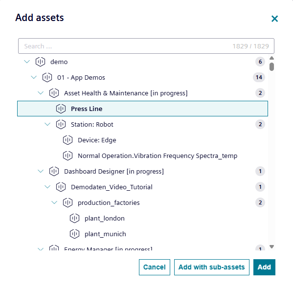 Add Asset