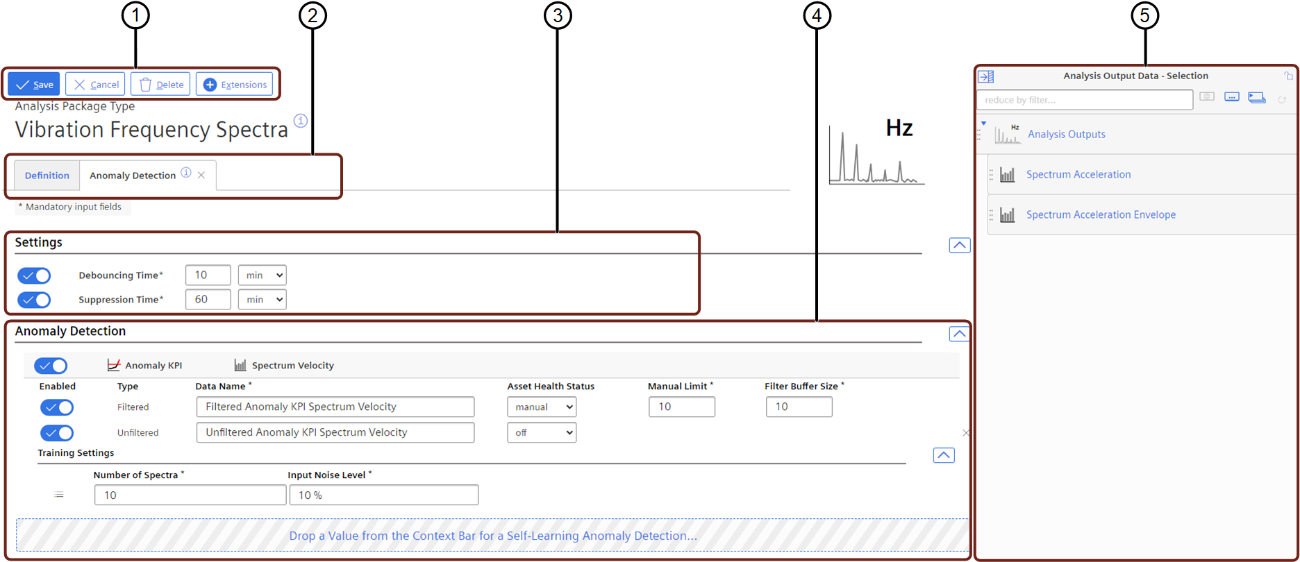 anomaly detection UI