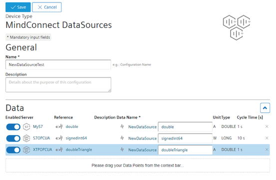 Configuration data source