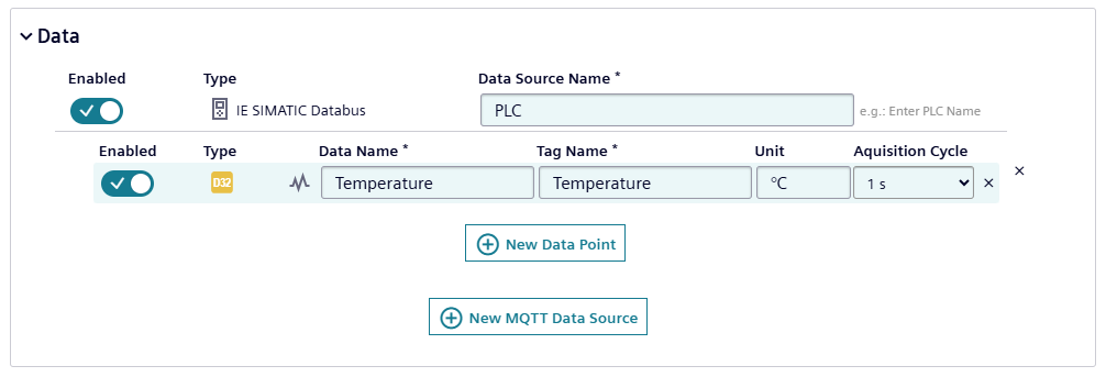 UI MQTT Industrial Edge