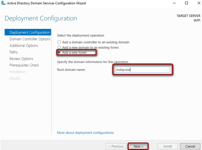 Deployment Configuration