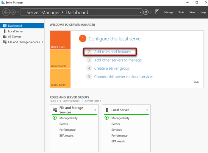 Server Manager