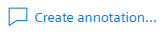 Create annotation