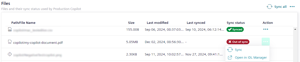Monitor Settings file out of sync