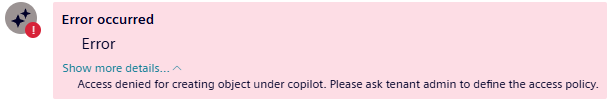 Policy for copilot folder missing