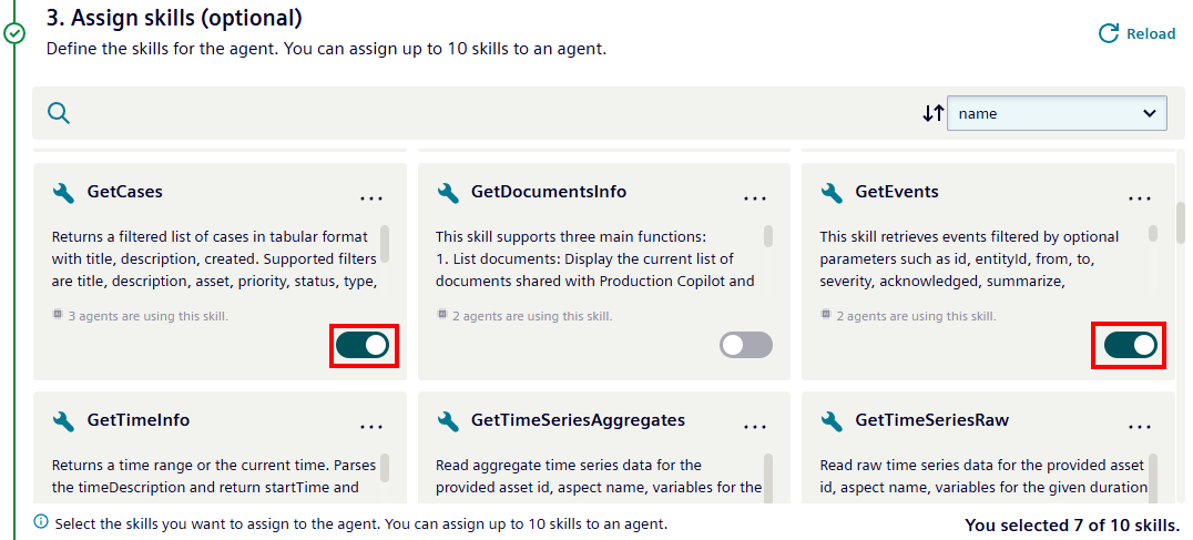 Create agent dialog 2