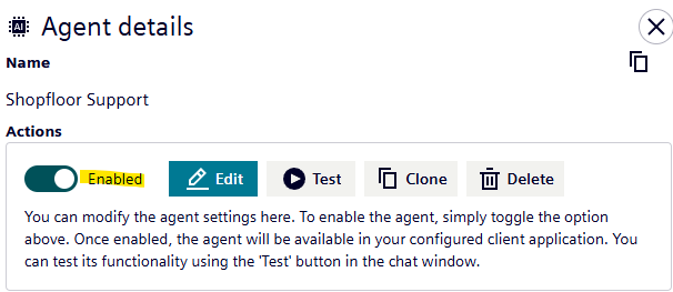 Test agent in Copilot Studio
