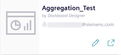 Dashboard card