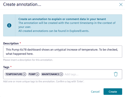 Create annotation