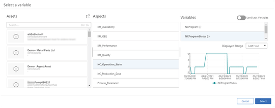 Select a variable