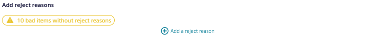Manual Inputs Reject Reasons 1