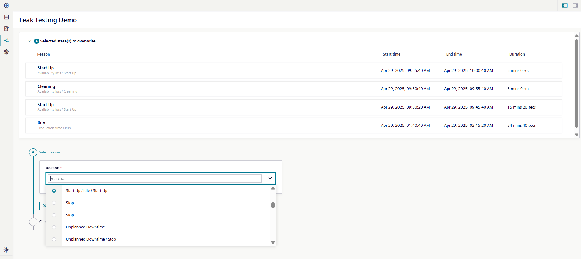 State editor Overwrite