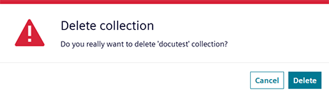 Delete collection