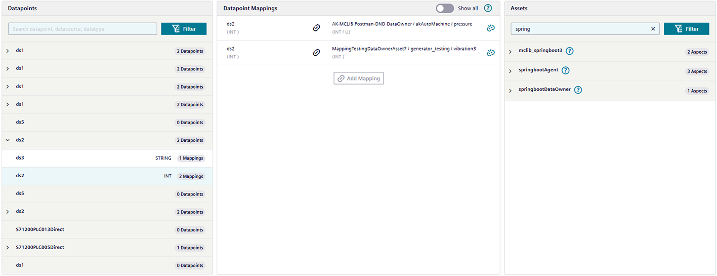 Configure multiple mapping