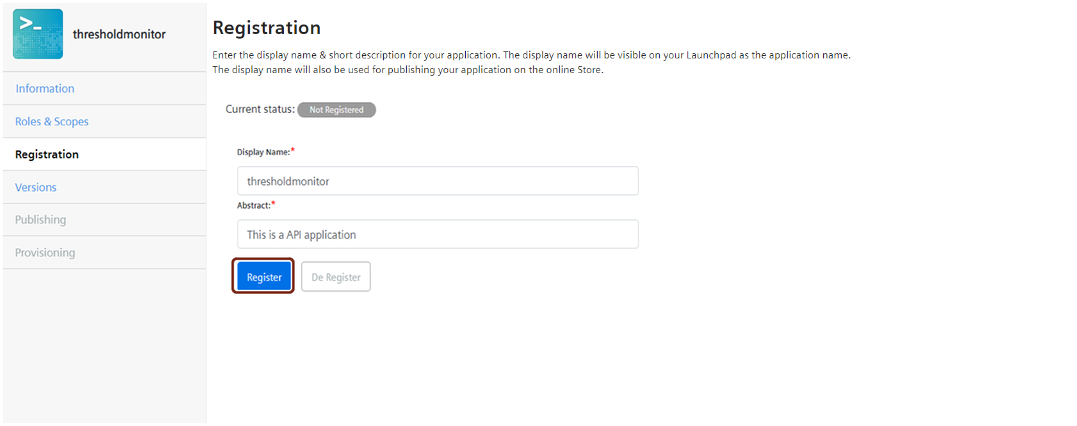 API application
