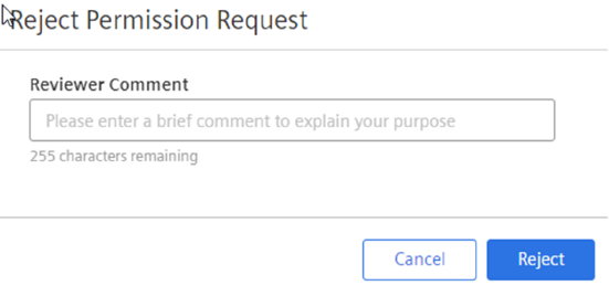 Reject Request