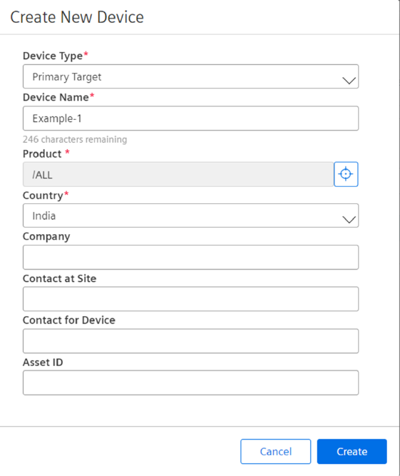 Create Device