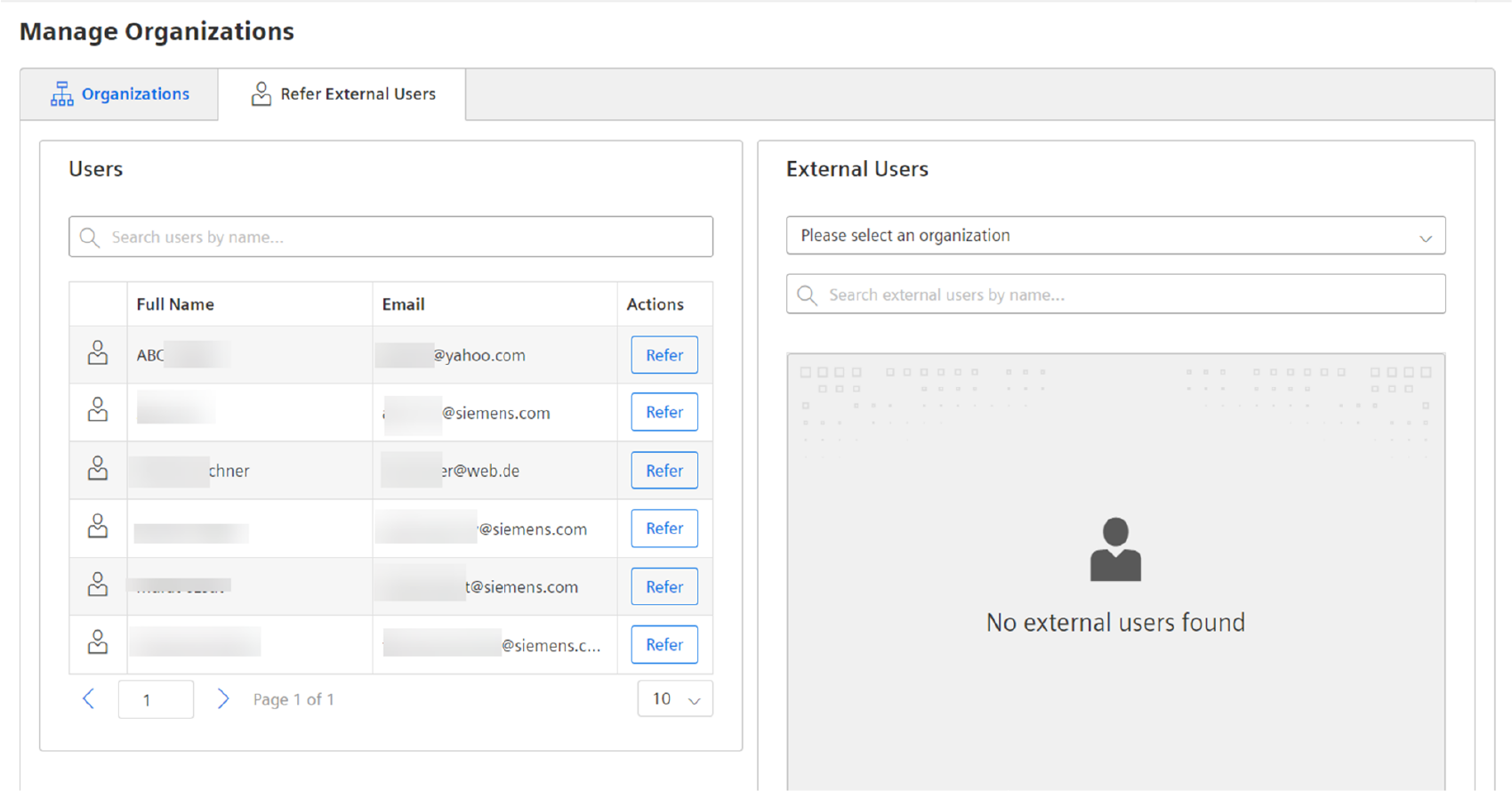 Refer External Users