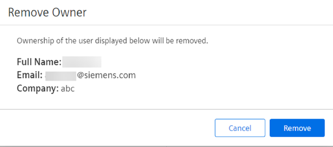 Remove Owner