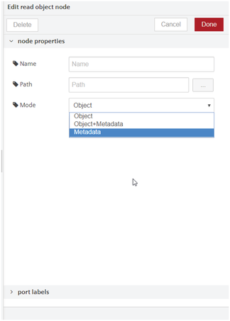 Edit read object
