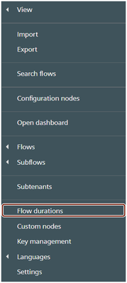 Flow duration