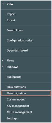 Flow migration