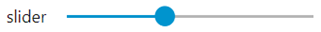 Slider output