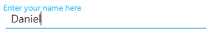 Text input output