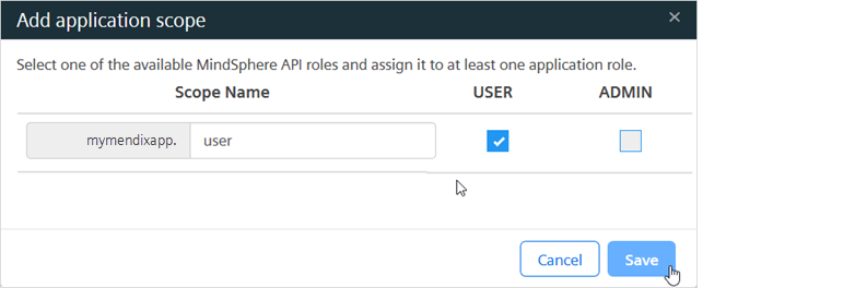Add application scope