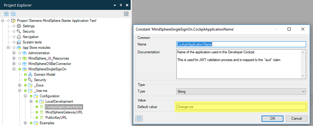 Configure App Name