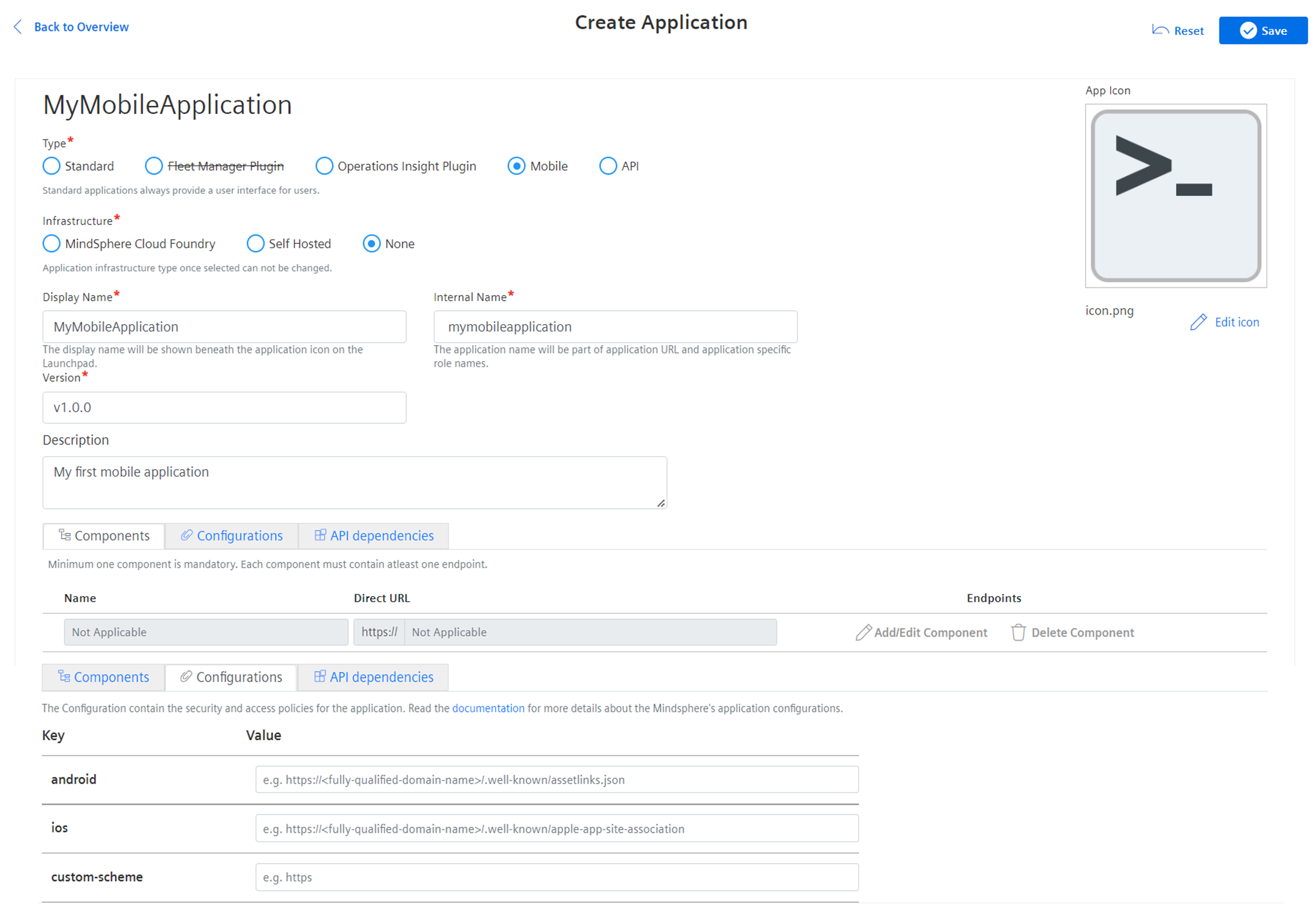Developer Cockpit - App Registration
