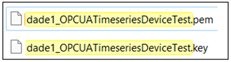 Timeseries device test