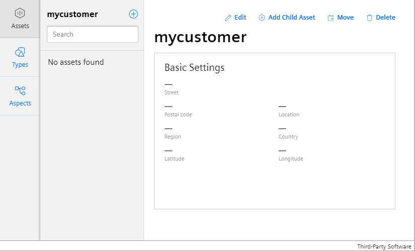 Empty Asset Manager for Subtenant