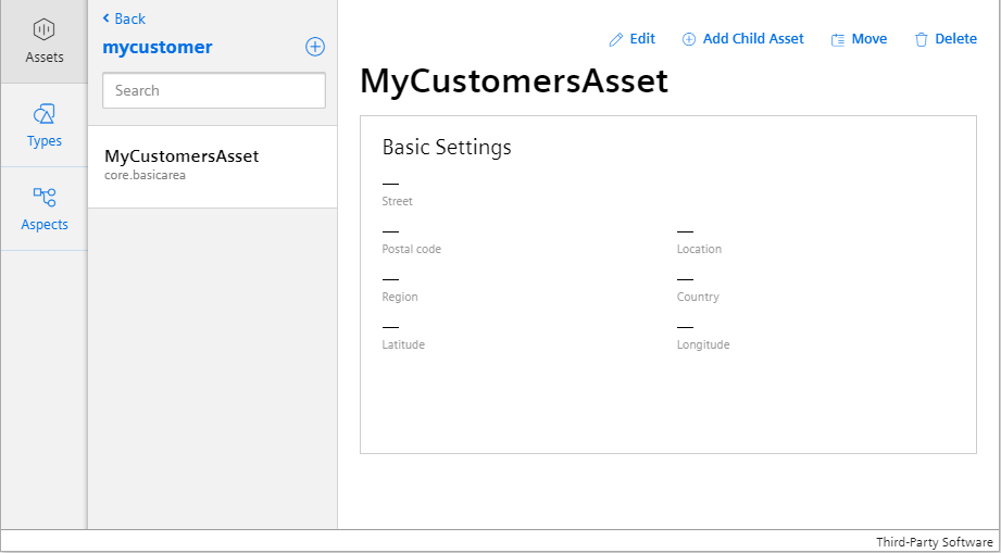 Asset Manager -- Asset Assigned to Subtenant MyCustomer
