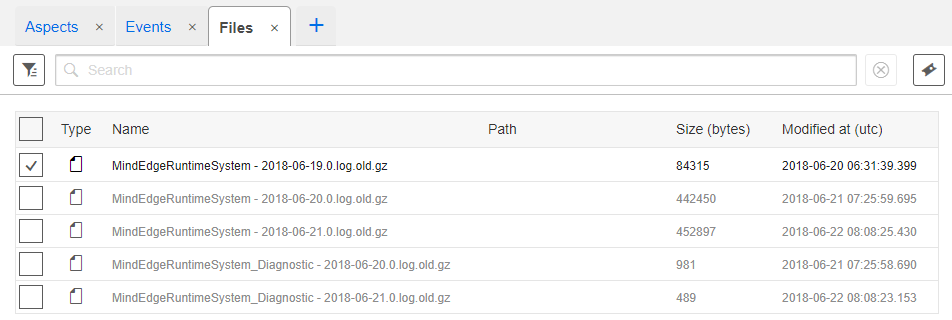 Log File Download
