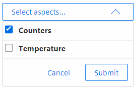 Aspects in a Drop-Down List