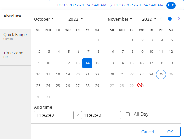 DateTimeRange-Picker