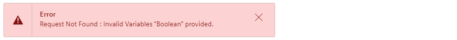 Error-notification