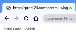 Screenshot shows browser with Consumption workflow response from request to callback URL.